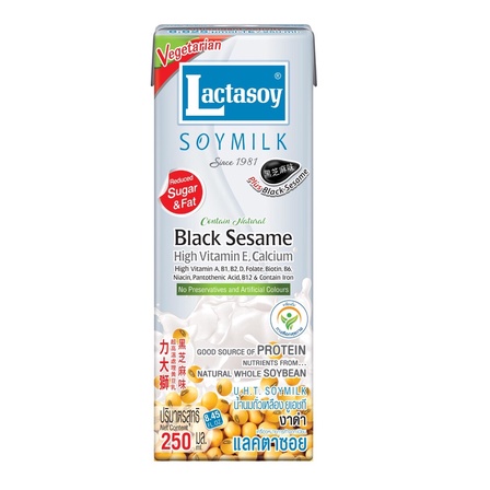 

Lactasoy Soymilk Black Sesame 250ml