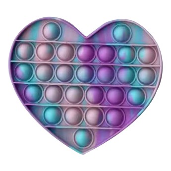 glinkshop1 Pop it Square Unicorn Dinosaurus Among Us Love Bulat popit Marble Degradasi Tie Dye-Love Dye