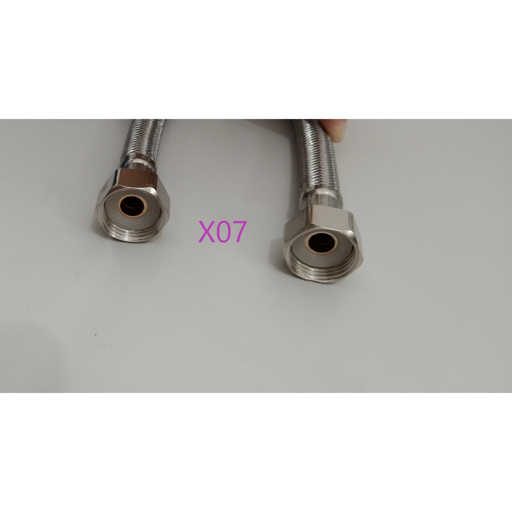 Selang Fleksibel Anyam 30 Cm Stainless- Flexible Hose 30cm Selang Air Wastafel Closet X07