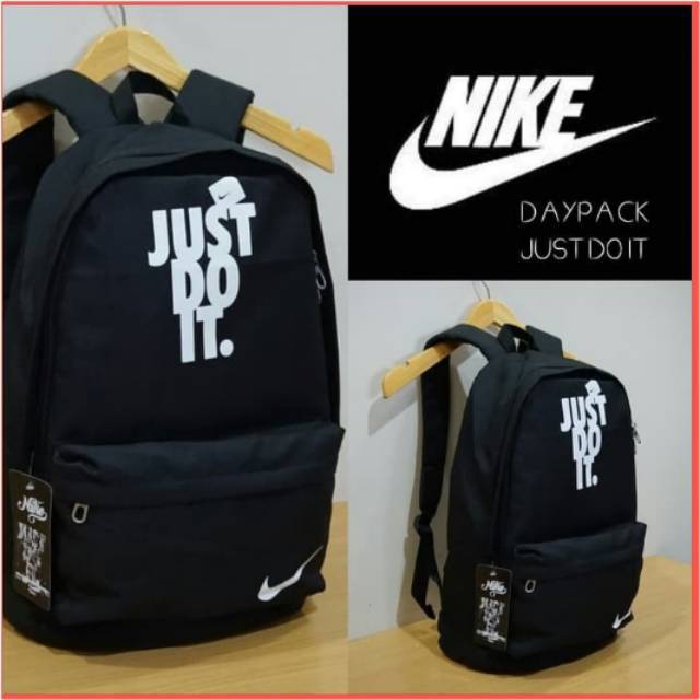 Tas Ransel Nike just do it backpack sekolah SMK SMA SMP Kuliah Jalan Jalan