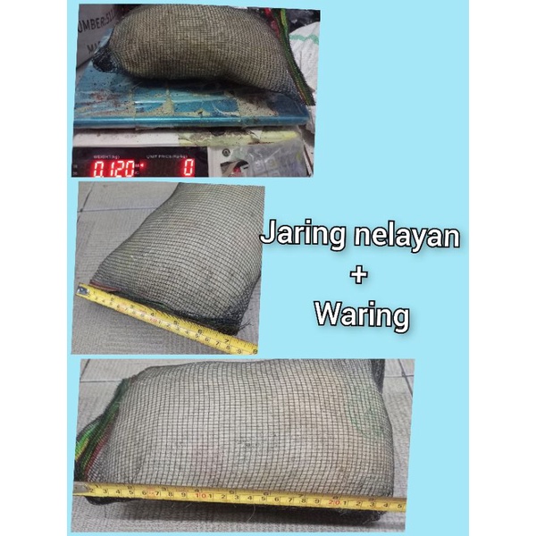 Jual Jaring nelayan + waring / jaring nelayan / media filter / media