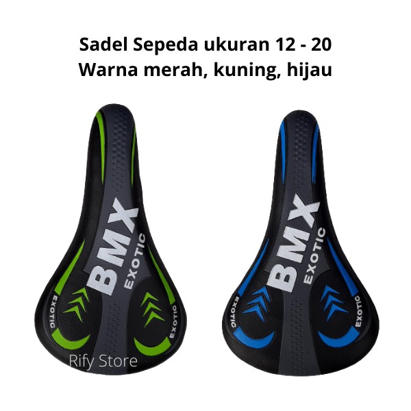 Exotic Sadel Jok Sepeda BMX Sepeda Anak ukuran 12 - 20