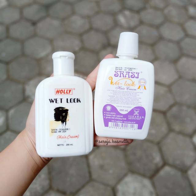 Wet Look Hair Cream 200ml Holly / Srasi / Ratih