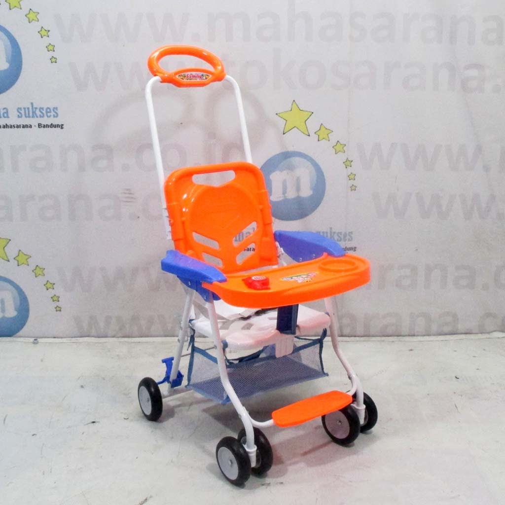 Family FC8288 Chair Stroller Kursi  Makan  Dorong Bayi  Mudah 