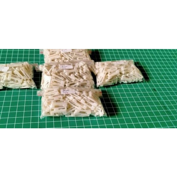 

➷ Peniti Acrylic 2 cm Name tag / Nama Dada Bros Acrylic Plastik/isi 144 ✳