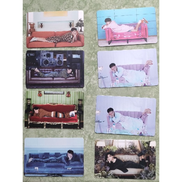 photocard official namjoon jhope suga jin taehyung jimin jungkook be deluxe be essential pc rebahan