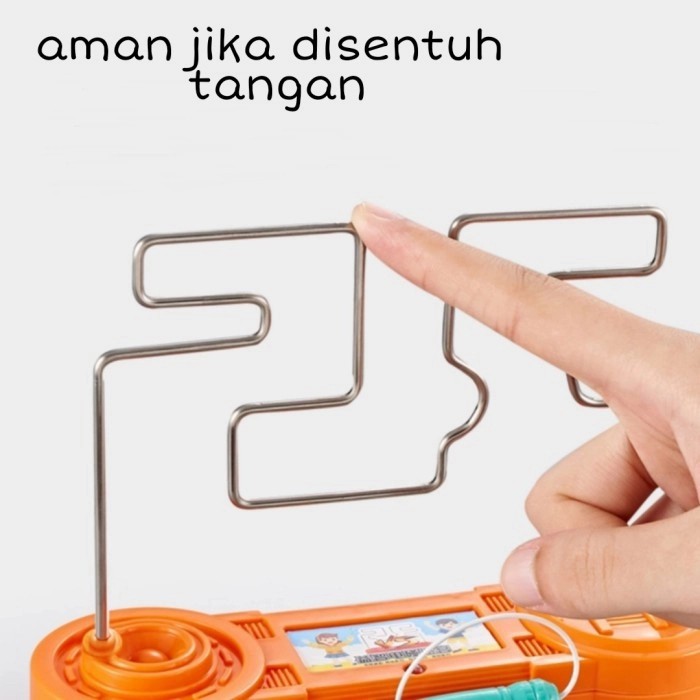 Mainan Motorik Melatih Kesabaran electric Touch Maze Labirin Anak / Mainan Anak Permainan Kawat Eletrik MAZE LABIRIN AMAN Untuk Anak MU02