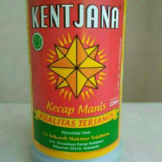Jual Kecap manis cap Kentjana / kecap kentjana khas kebumen 220ml ...