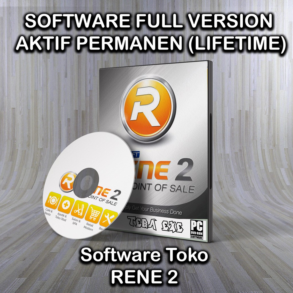 DVD Software Toko RENE 2 Point Of Sale Full Version Aplikasi Kasir
