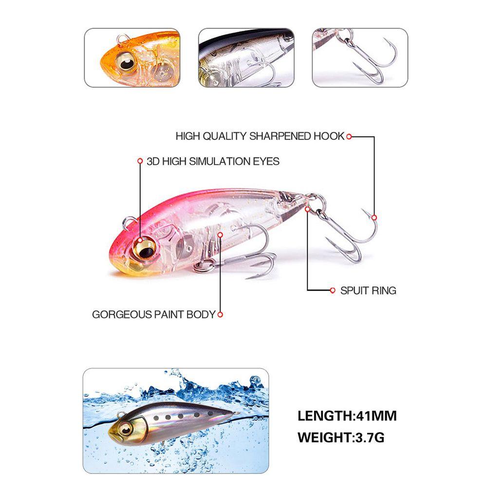 Top Pencil Baits Umpan Dengan Bola Baja Transparan Crankbaits Tackle Minnow Lures