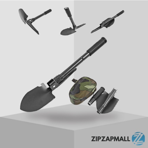 Pacul Sekop Lipat Militer Portablel Survival Tools / Pacul Sekop Untuk Taman Berkebun / Sekop Cangkul Gergaji Lipat Outdoor Multifunsi Tni Terkiro / Alat Cangkul Sekop Pengaruk Tanah Tanaman Rumput Kecil Modern Cap Buaya Baja Anti Lengket Murah Original