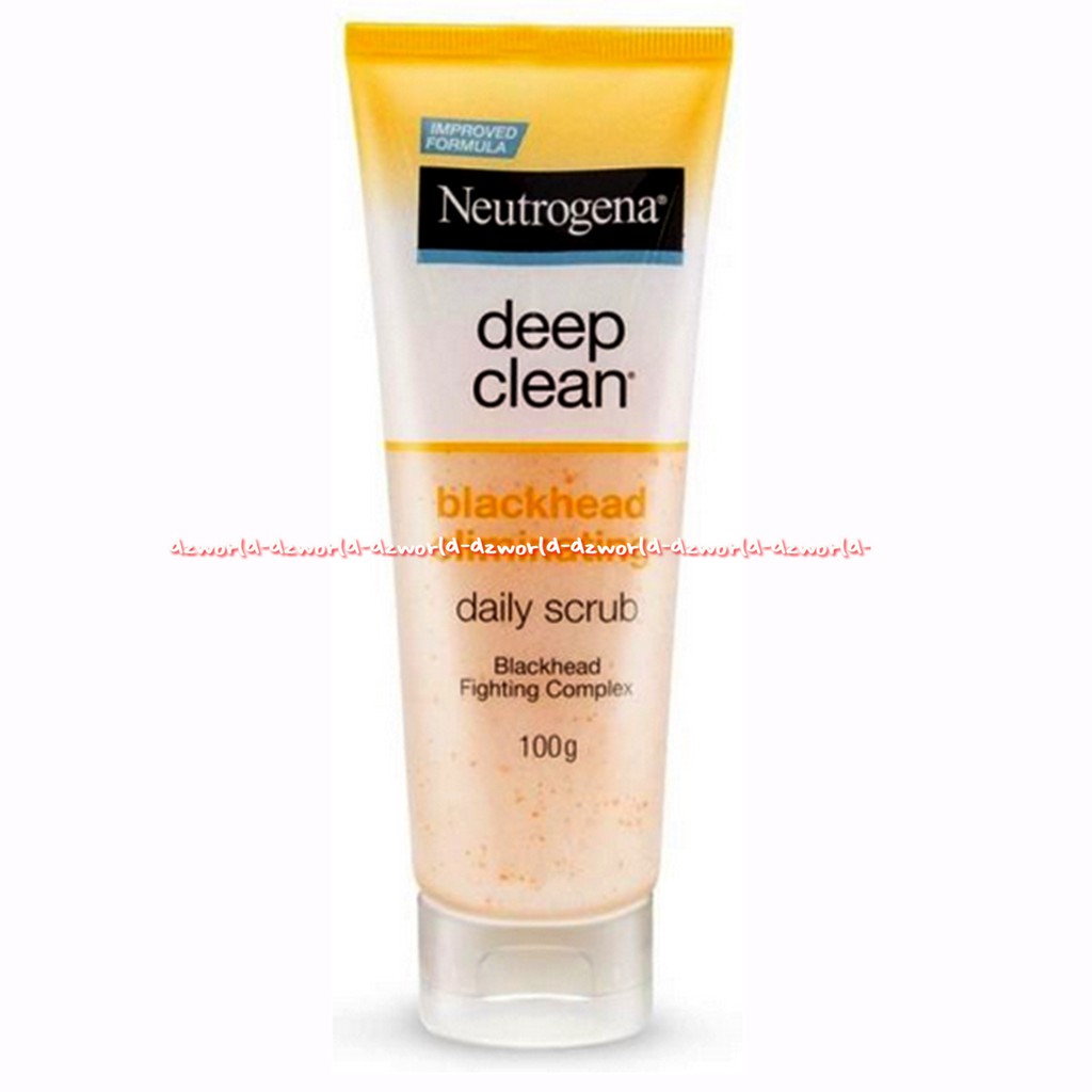 Neutrogena Deep Clean Blackhead Eliminating Daily Scrub Skrub Pembersih Komedo 100gr