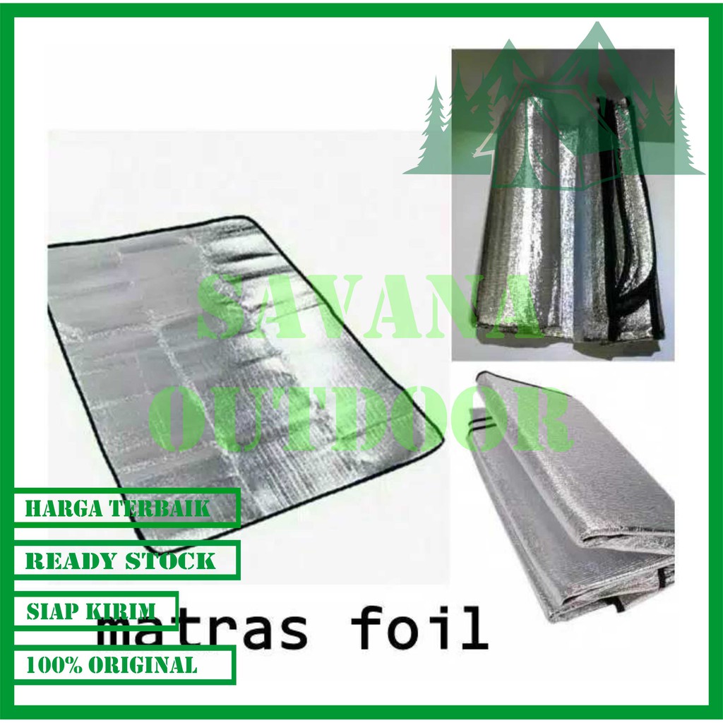 Matras Penghangat Matras Almunium Foil 200x100cm Matras Camping Matras Foil