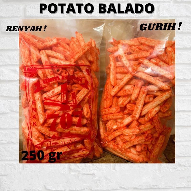 

KERUPUK KENTANG BALADO/ORIGINAL