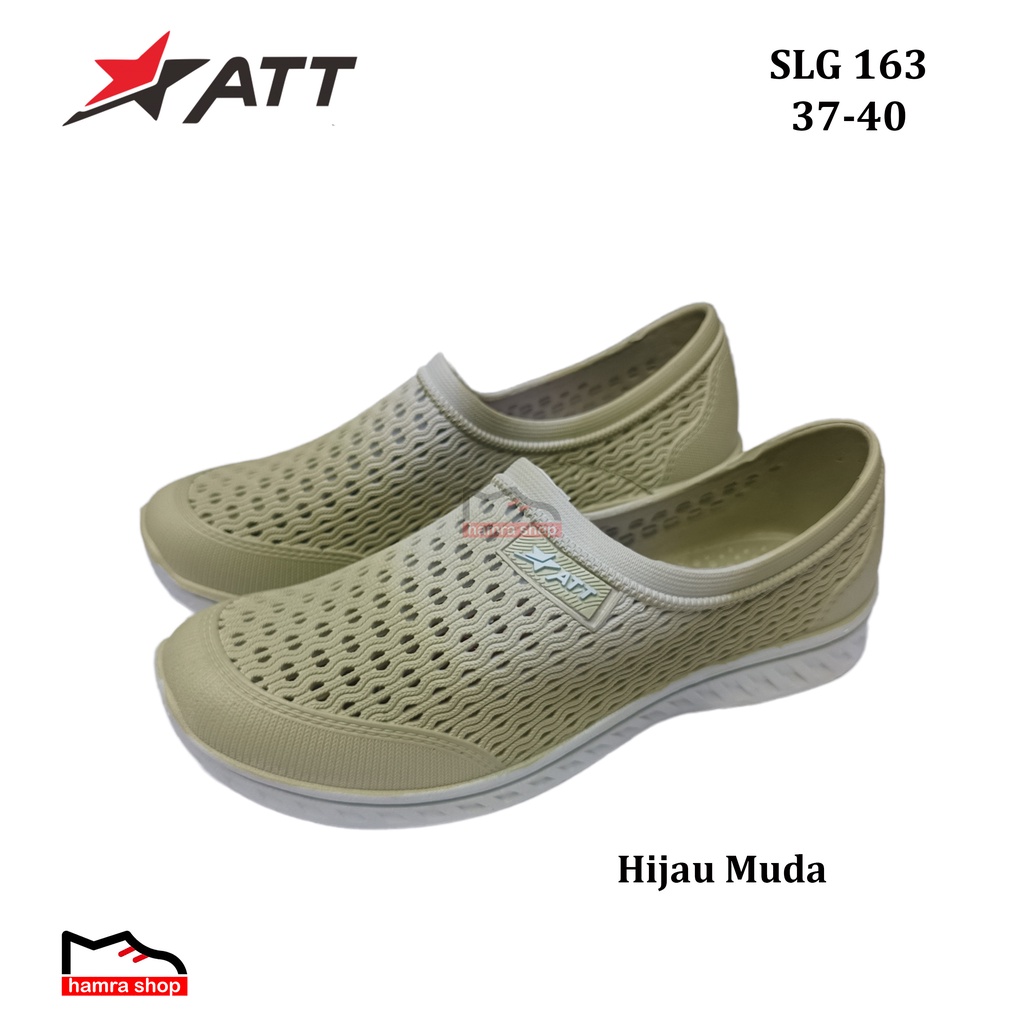 ATT SLG 163 Sepatu Slip On Karet untuk Wanita Dewasa dan Remaja