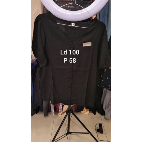 blouse wanita lengan balon pendek