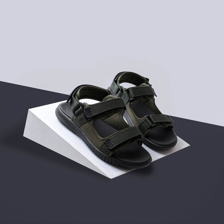 BIONIC ARMY ORIGINAL x FOOTSTEP Sandal Casual Pria Sendal Gunung Kasual Jalan Santai Harian Main Hangout Lebaran Fashion Distro Remaja Traveling Outdoor Premium Travelling Footwear Tali 2 Strap Big Size Jumbo Ukuran Besar 44 Keren Terbaru Kekinian Branded