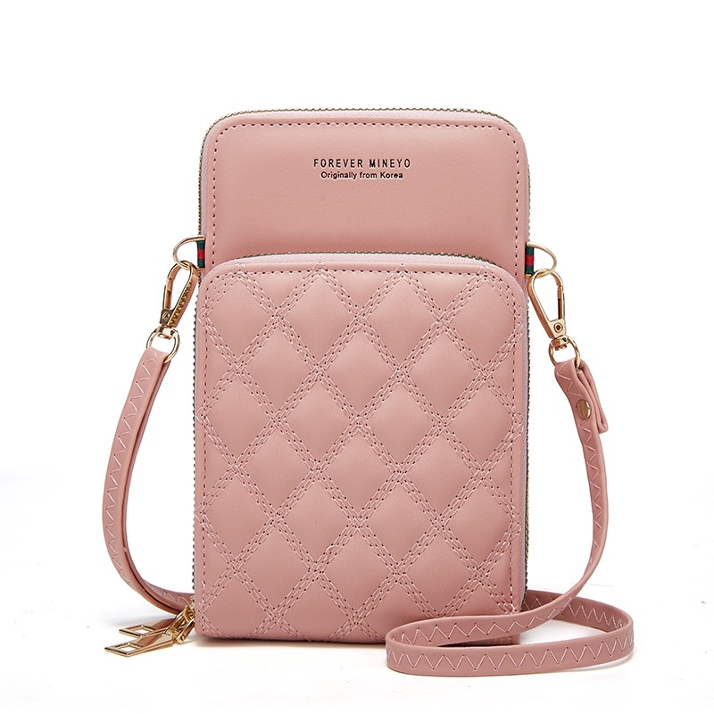 DOMPET HP SELEMPANG WANITA KULIT CIDICA IMPORT PESTA SLING BAG CEWEK KARTU SIMPLE MURAH KOREA SLOT UANG HANDPHONE FASHION REMAJA PREMIUM KEKINIAN BRANDED BATAM