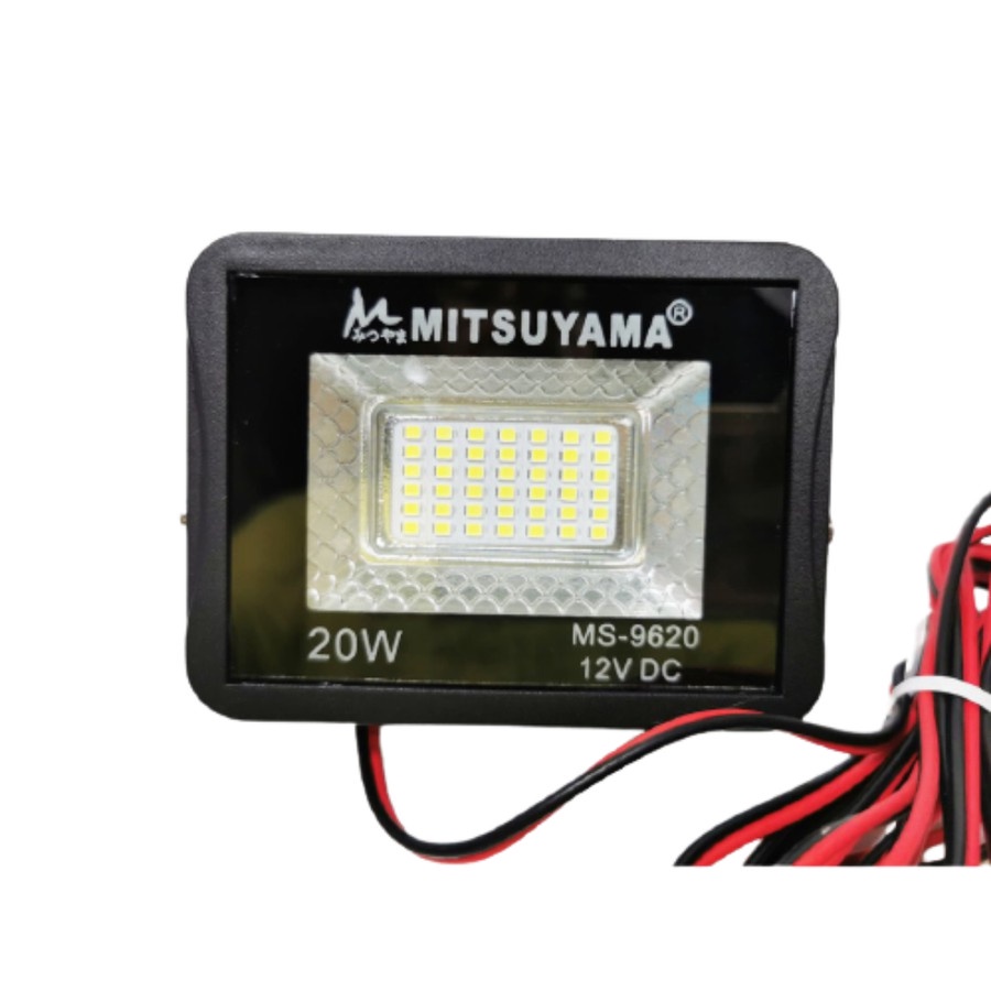 LAMPU SOROT DC 12V 20 WATT PUTIH LAMPU LED TEMBAK 20W WATERPROOF