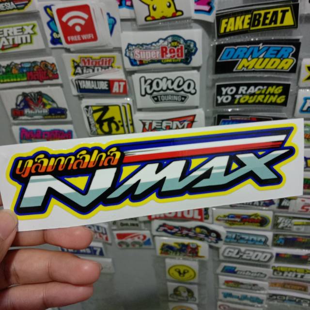 Sticker printing NMAX THAILOOK minimpembelian produk harus 20rb