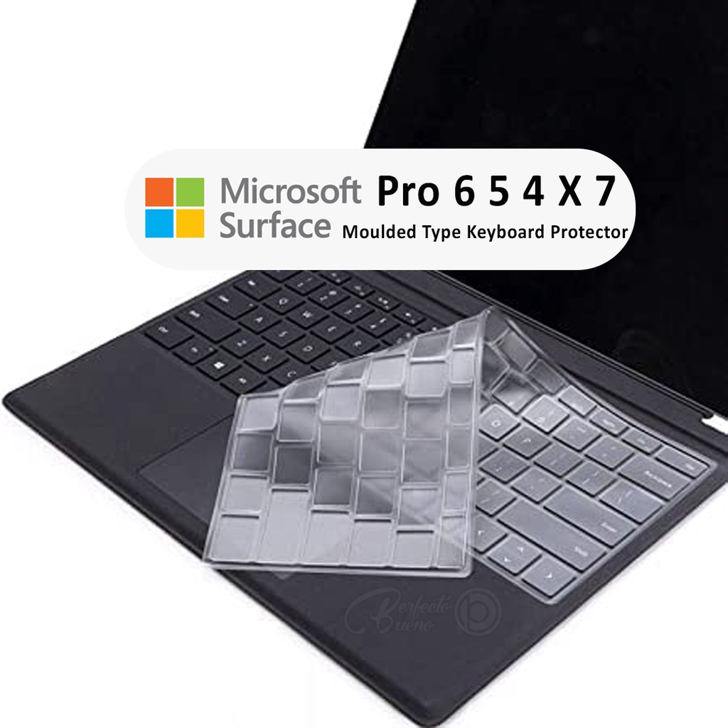 Cover Pelindung Keyboard Bahan Silikon TPU Untuk Microsoft Surface Pro 6 Pro 5 Pro 4 Pro X Pro 7