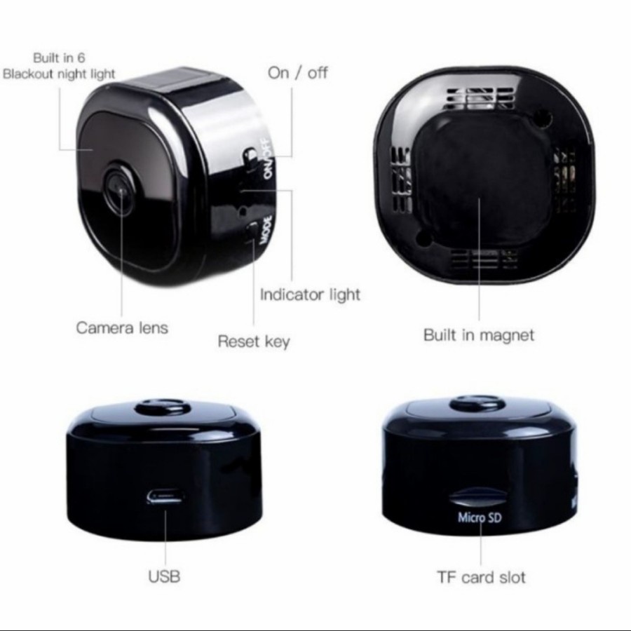 CCTV Mini Camera Tuya Smart Camera Wifi Hd 1080P Micro Kamera Kecil Smart Ip Kamera Cctv Spy Camera