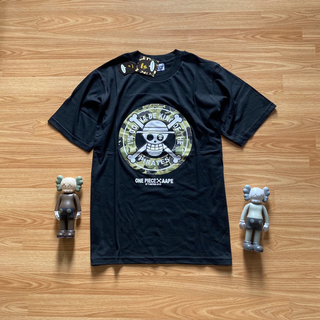 KAOS / TSHIRT / BAJU BAPE A BATHING APE x ONE PIECE PREMIUM