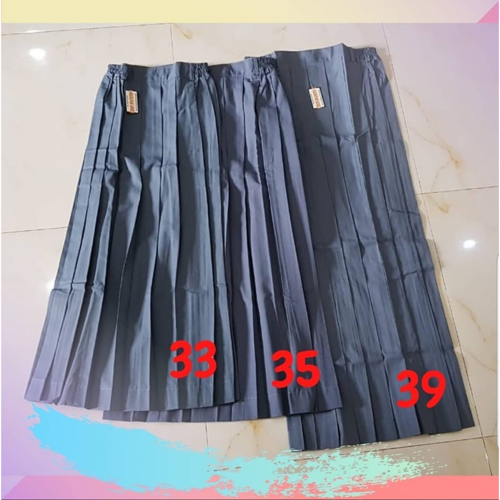 ROK SMA ABU REMPEL PANJANG BAHAN PREMIUM ~ HARAPAN ADEK