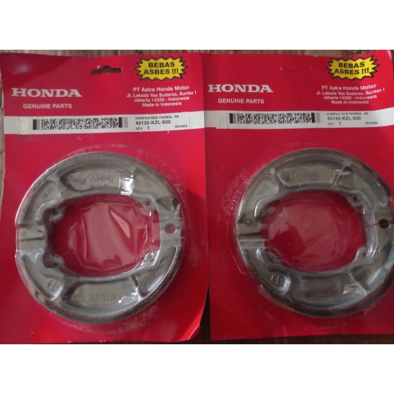 kampas rem belakang beat,vario,vario125