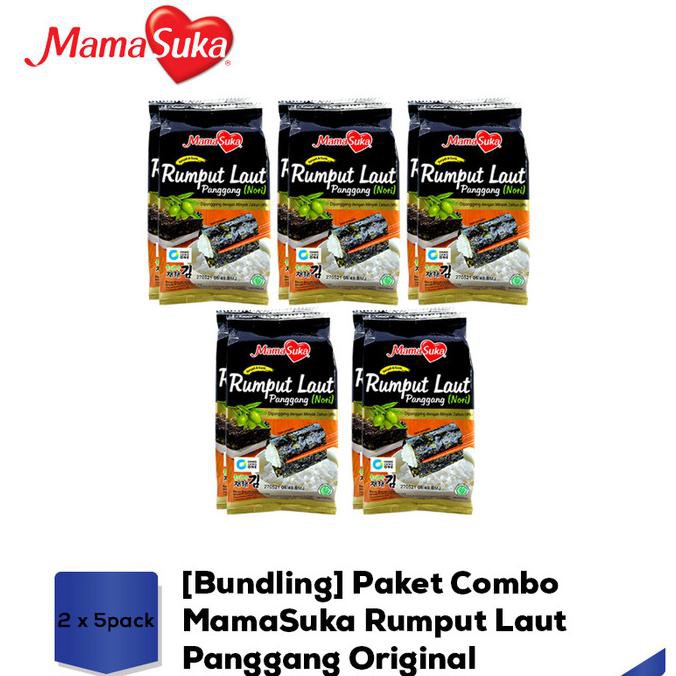 

Bundling Paket Combo MamaSuka Rumput Laut Panggang Original - 5 pack TERBAIK Kode 1469