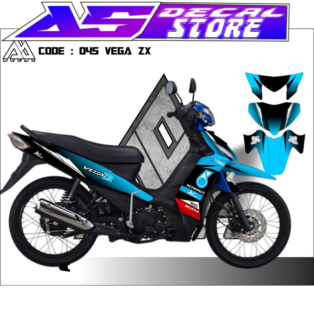 045 STIKER FULL BODY CUTOM MOTOR VEGA ZR