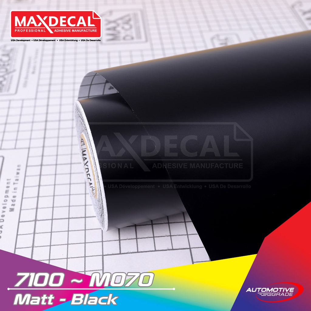 

[METERAN] MAXDECAL M070 Black Matt 60cm