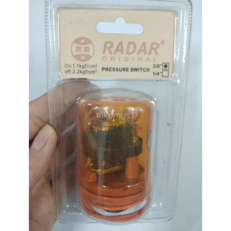 OTOMATIS PRESSURE SWITCH POMPA AIR RADAR ORI 3/8&quot; 1/4&quot;