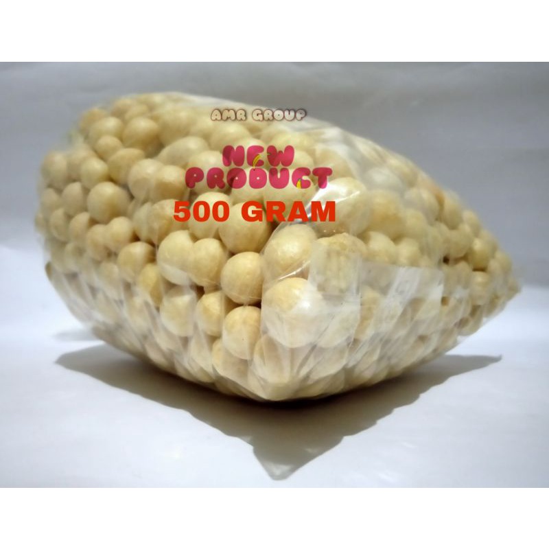 

Padat Ngepros 500 GRAM Tahu Bulat Tahu Bulat Mini Tahu Bulat Kering Original