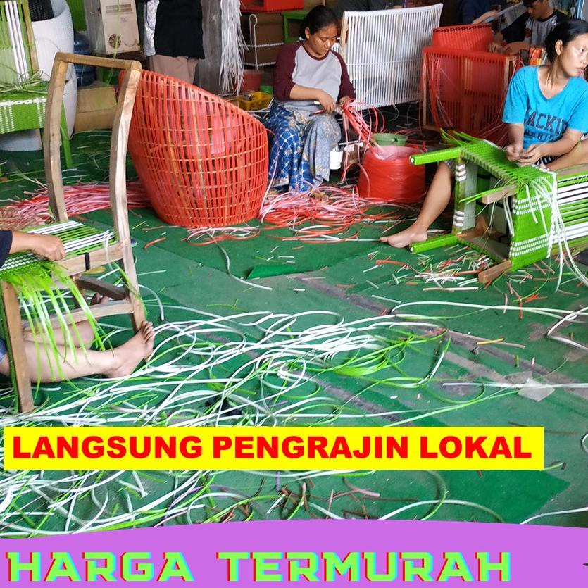 ホ Lemari Minimalis Rak Rotan Sintetis 9 Laci Warna Warni ↫