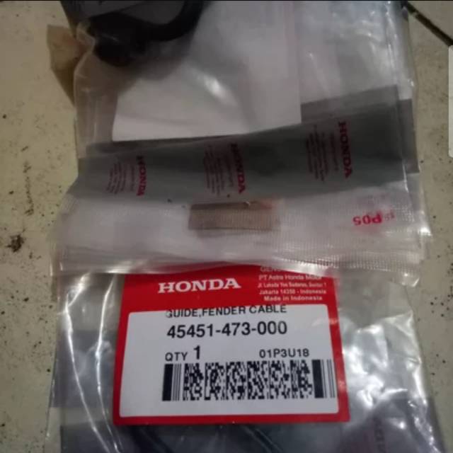 karet klem spakbor depan honda win ori