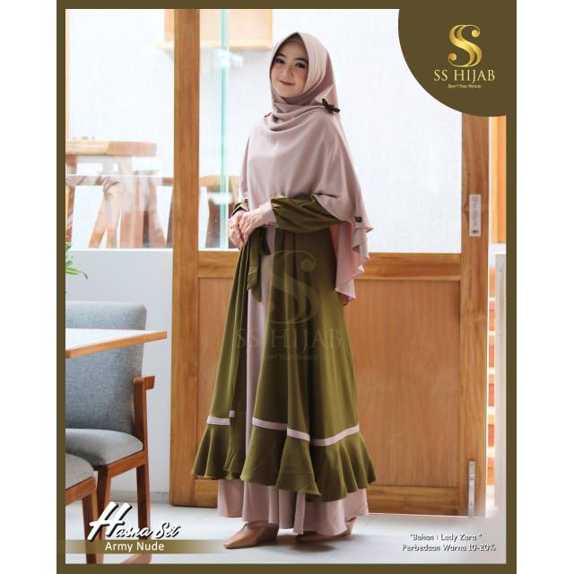 Hasna set ori By SS hijab