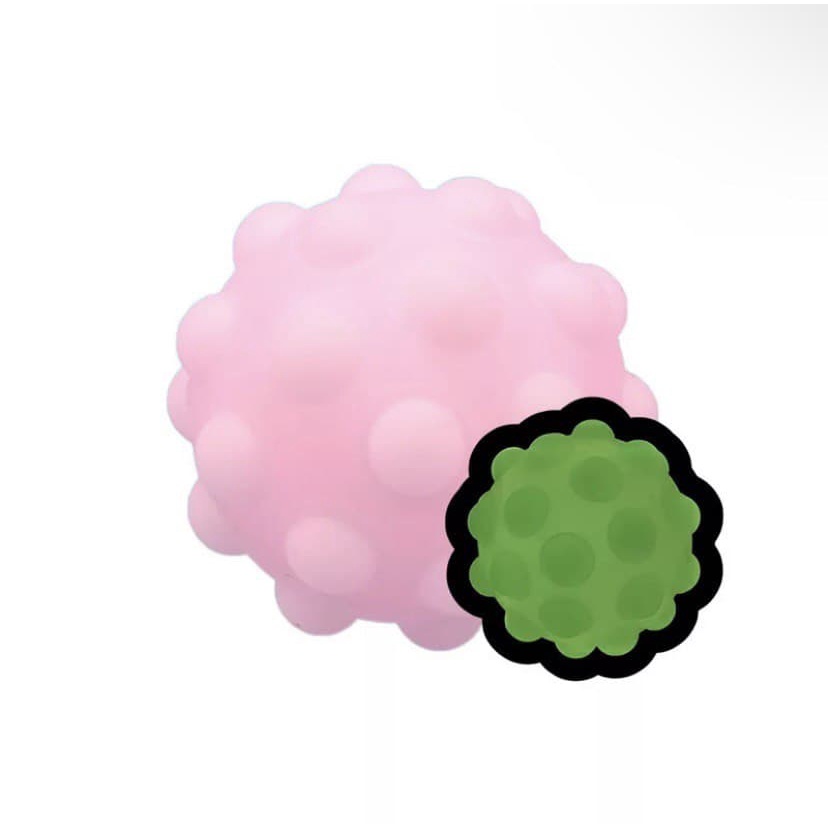 Pop It Stress Ball Vent Needoh Nido Mainan Anak Glow In Dark Fidget