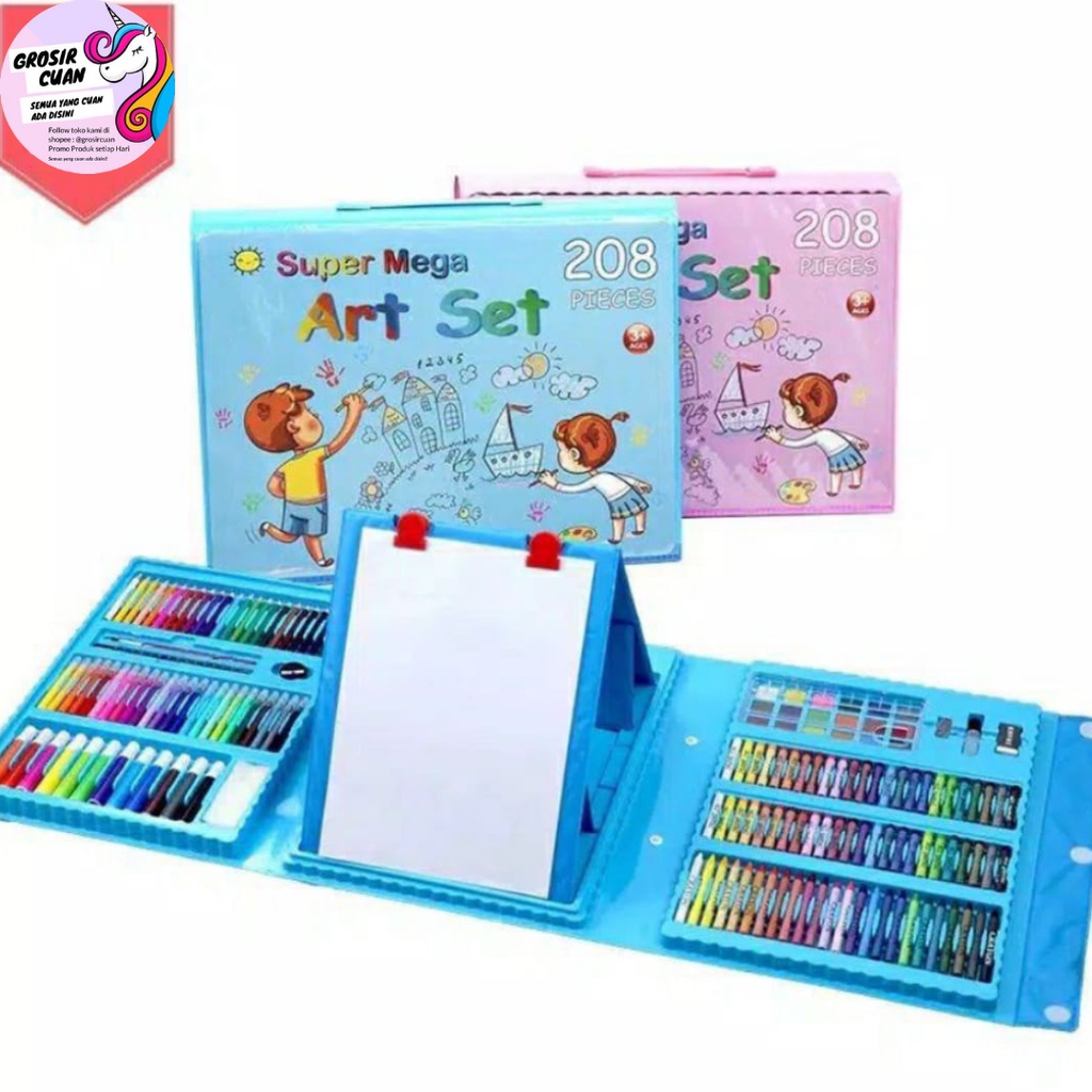 

Crayon Anak Pengasah 208pcs / Set Alat Menggambar Melukis Anak-anak Crayon Cat Air Pensil / Crayon Mewarnai - 208 Warna - Pensil Krayon (Alat Menggambar atau Mewarnai)