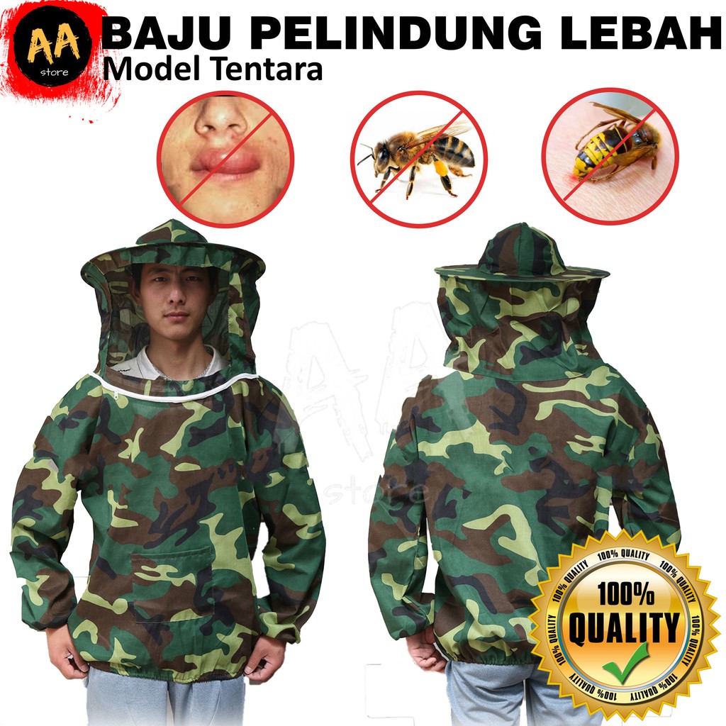 Baju Petani Peternak Lebah Madu/Pelindung Anti Sengatan Lebah