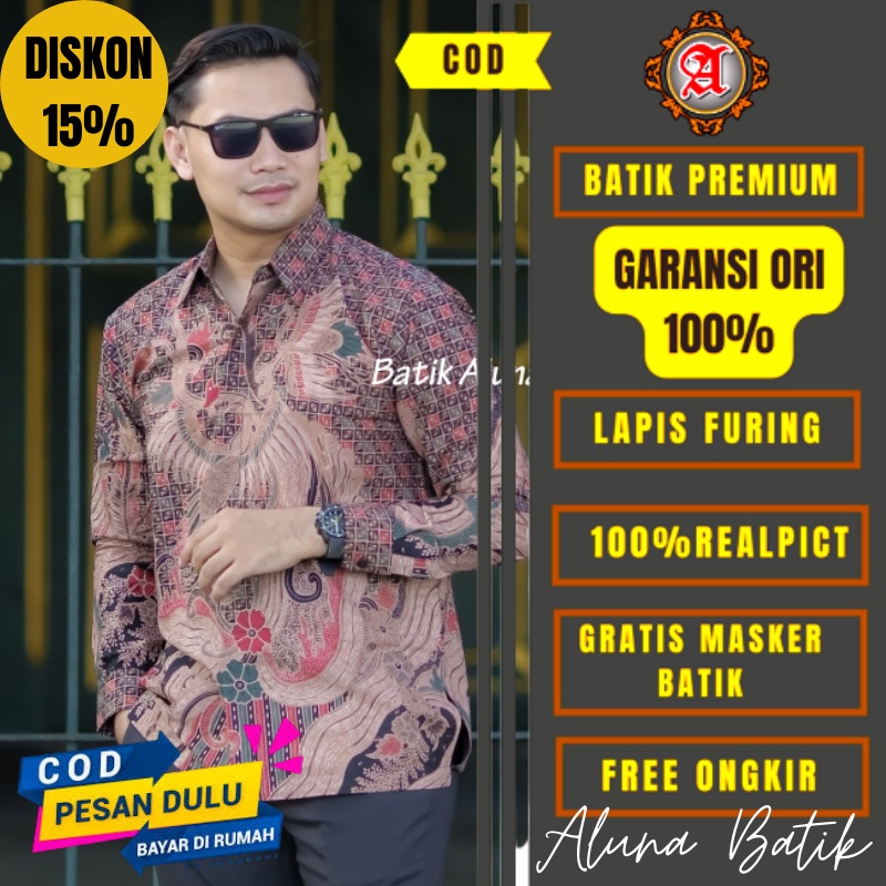 Batik Premium Pria Lengan Panjang Baju Batik Baju Batik Pria Baju Batik Pria Lengan Panjang Batik Pr