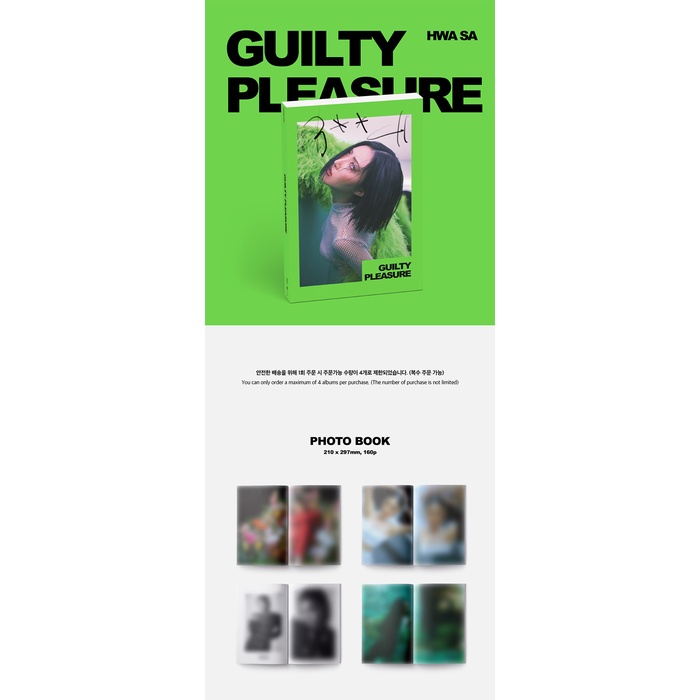 HWASA - 1st Single Album GUILTY PLEASURE (Bizent)