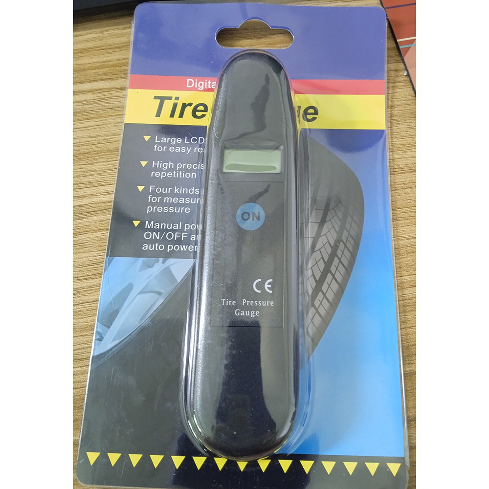 Digital LCD Tire Pressure Gauge - TG101 - OMRS12BK Black 1 3