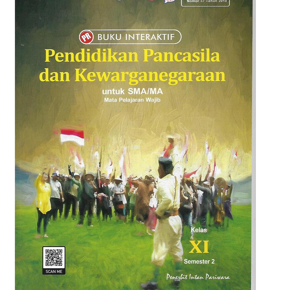 Model Baru.. Buku LKS/PR PPKN SMA Kelas 10 11 12,Kelas X XI XII Semester 1 dan 2 TH 2022 Intan Pariw