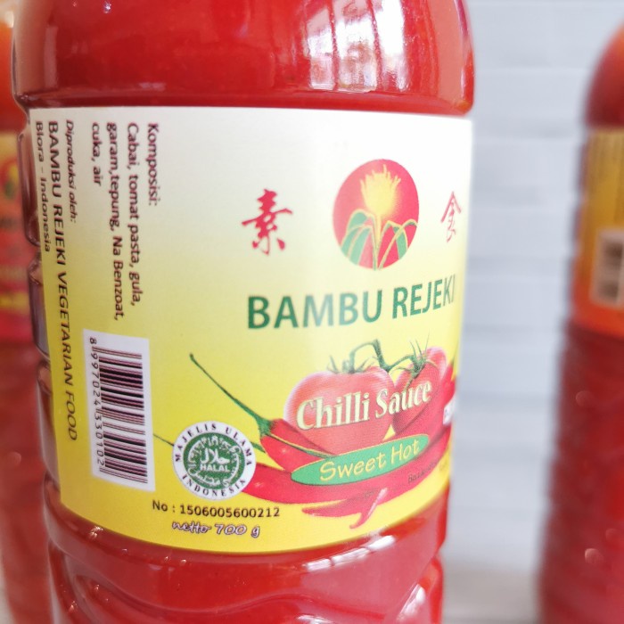 

Sambal-Aneka- Sambal Sambel Bambu Rejeki Sweet Extra Super Hot 700Gr Vegetarian - Sweet Hot -Aneka-