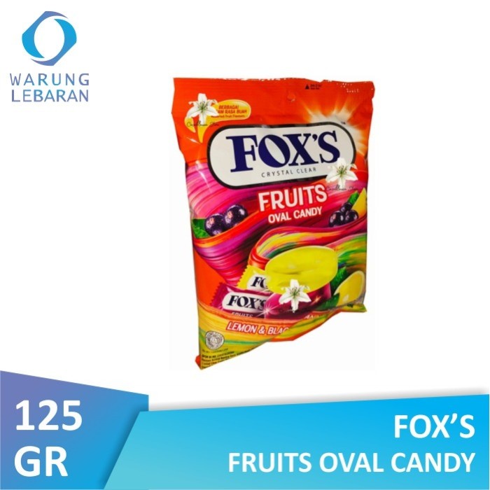 

ds011vs Permen Fox'S Fruit Oval Flowrap 125 Gr Vxv2X01V