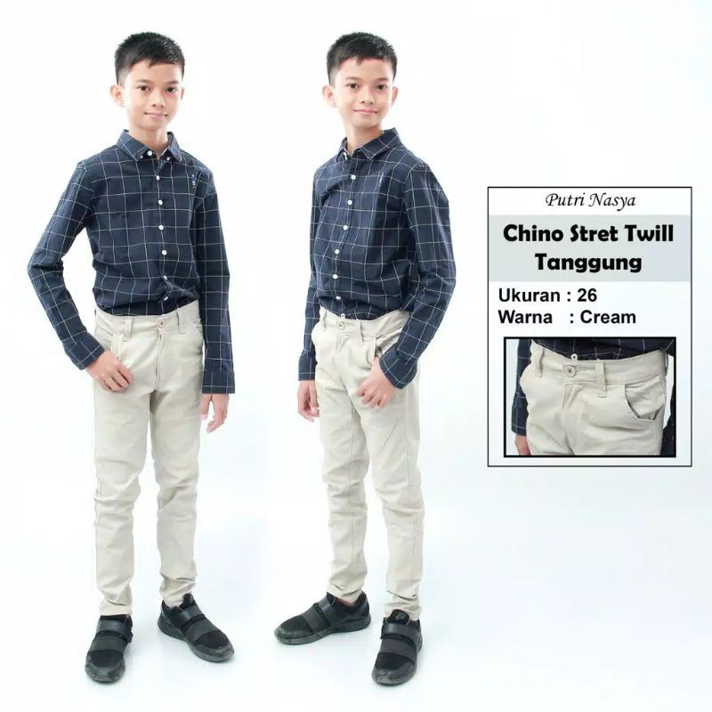 celana chino junior tanggung celana Chino anak 24/26 chino panjang anak