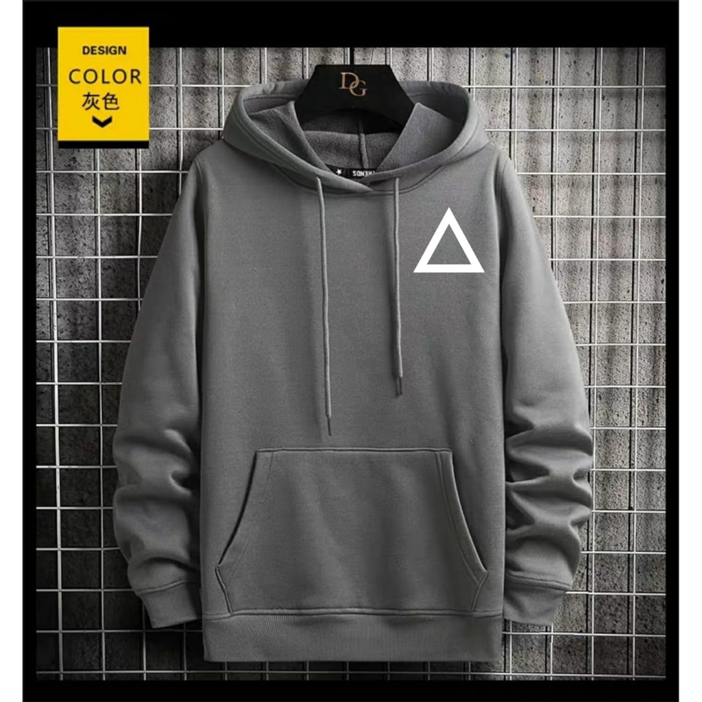 BISA COD / ALIPIO781 - SQUIDGAME TRIANGLE / netflix / korea / new hot list / game / triangle / square / circle / hoodie pria / hoodie cowok / hodie