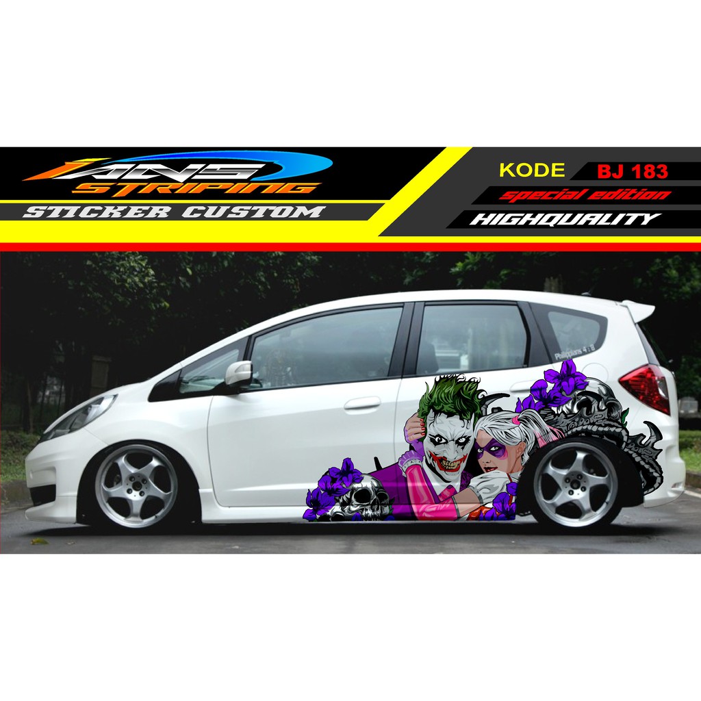 STIKER MOBIL HONDA JAZZ ALL JOKER