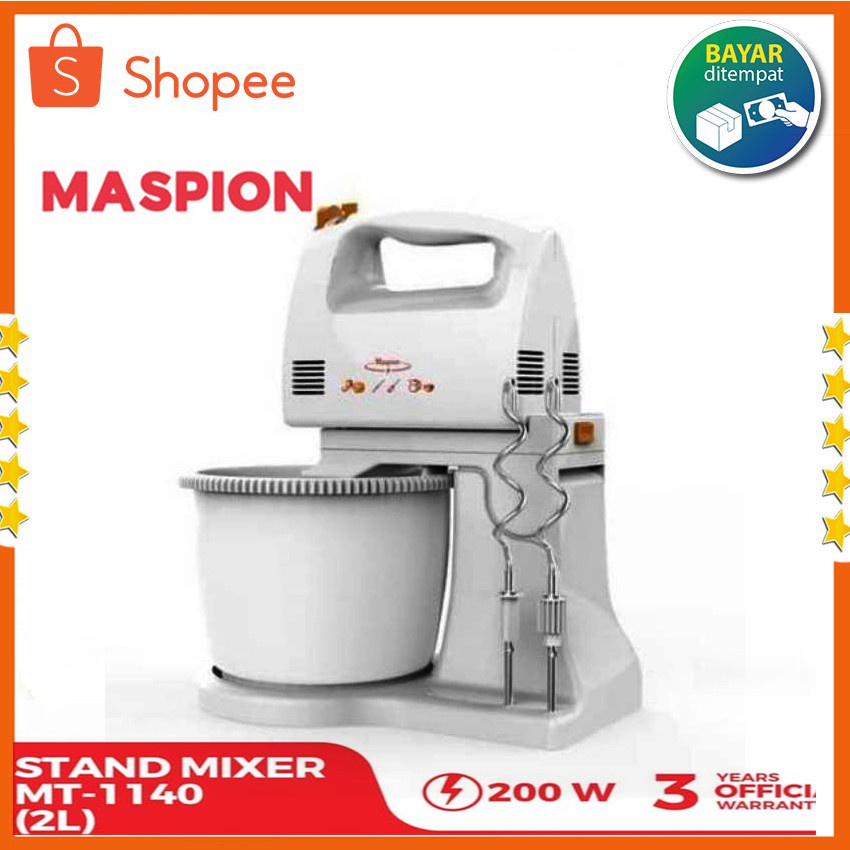 Maspion Stand Mixer MT - 1140 MIXER SERBAGUNA